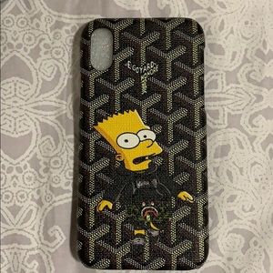 goyard simpsons iphone case